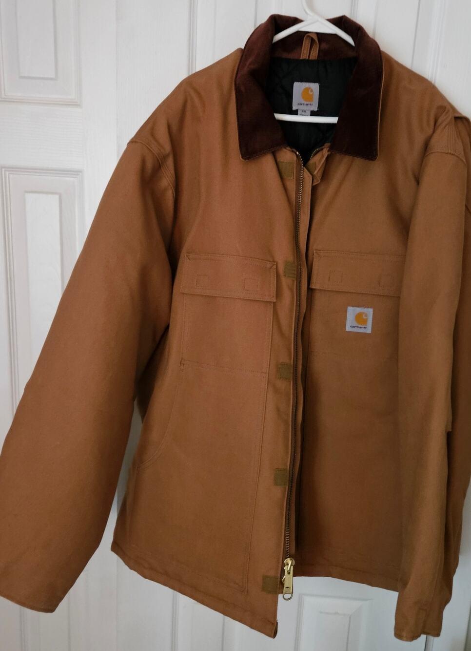 Carhartt Men's C003 Loose Fit Firm Duck Insulated Traditional Coat